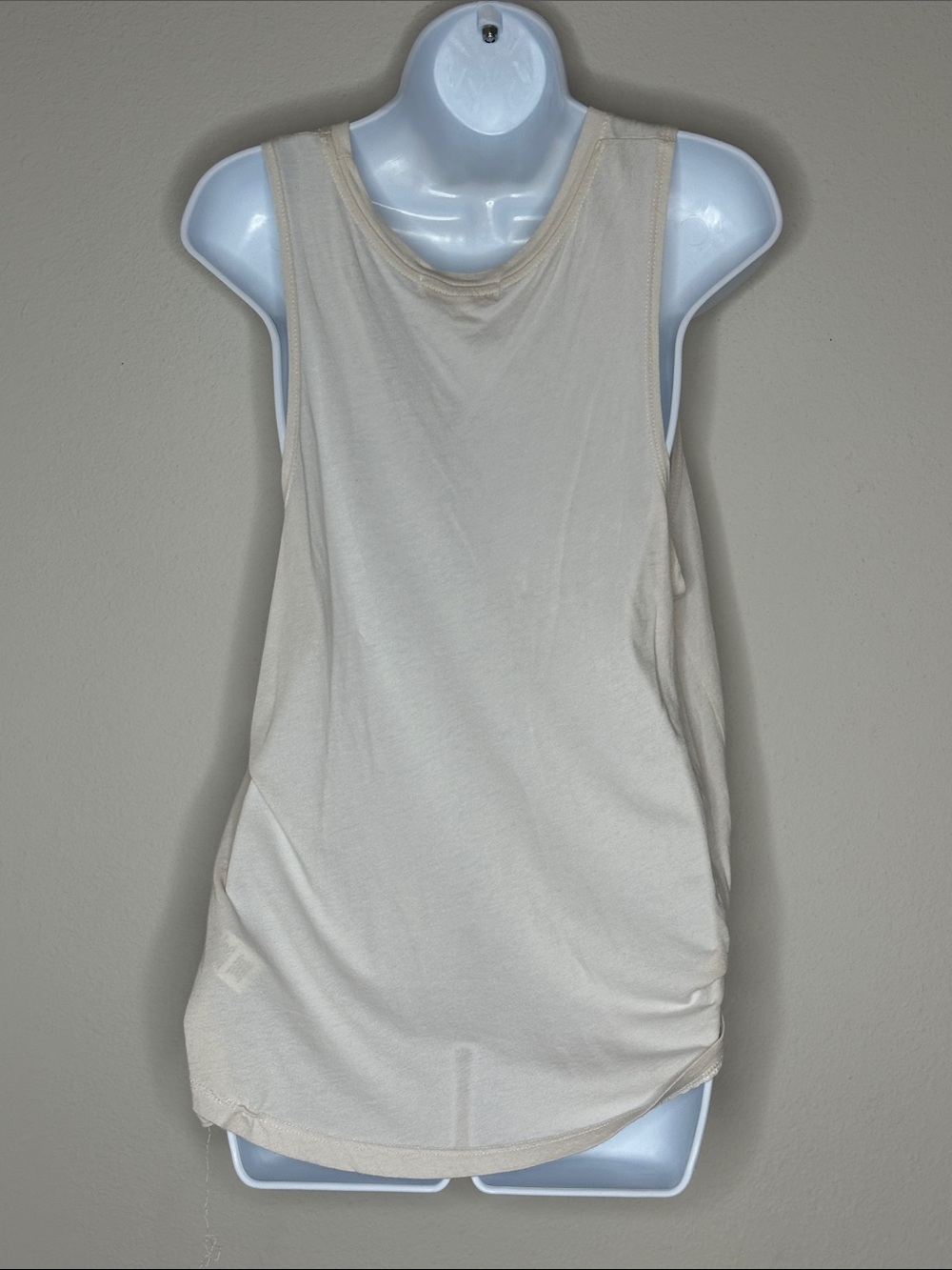 Spiritual Gangster Cream Graphic Tank with Side Knot - Picture 3 of 4